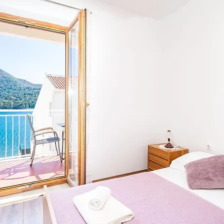 Lägenhet Bobi - Three Bedroom With Balcony And Sea View Slano